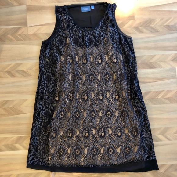 Simply Vera Wang blue lace dress - Picture 2 of 7